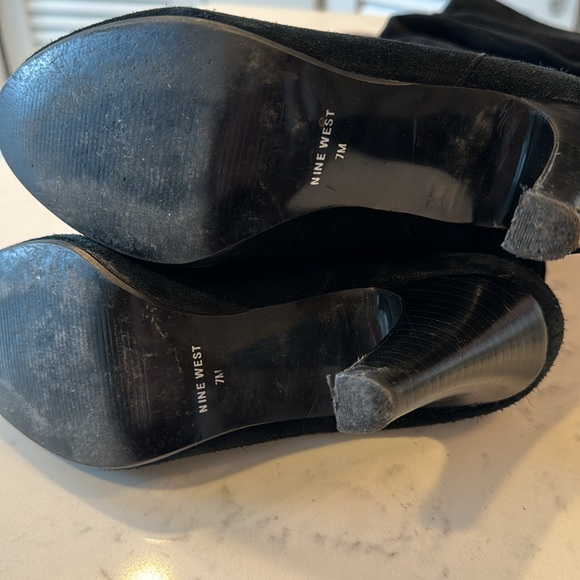Nine West Black Heeled Boots - Picture 8 of 9